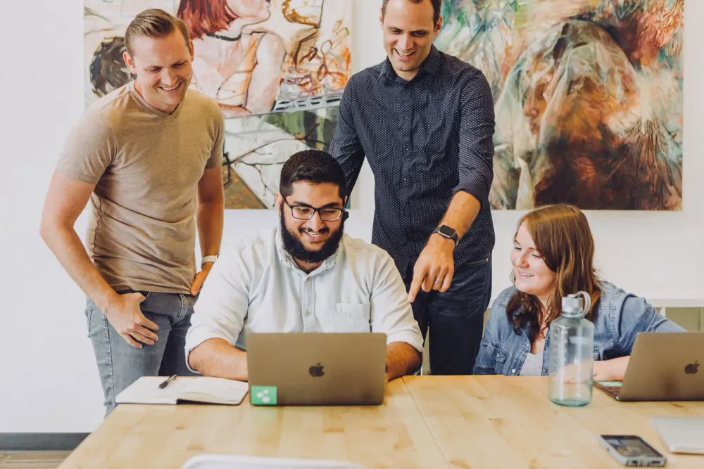 Founder receiving support from Solid Bond investors